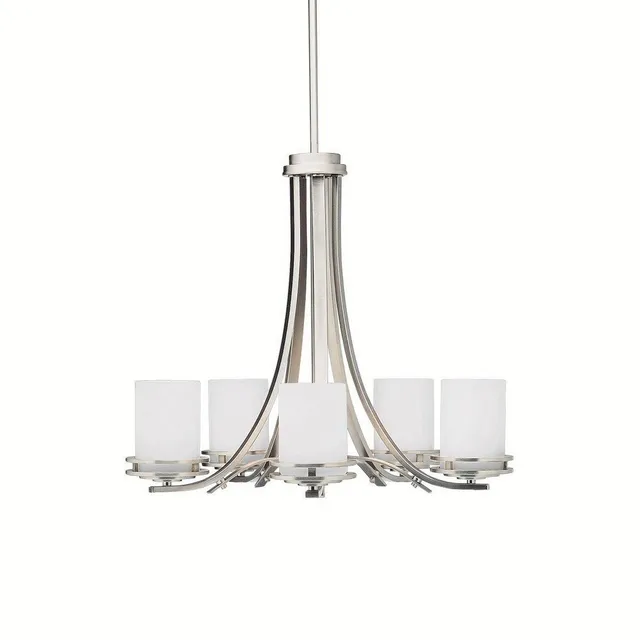 kichler-hendrik-1672ni-5-light-chandelier-brushed-nickel image 1