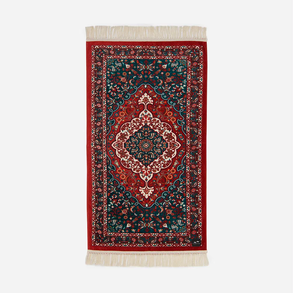 slowtide-haven-beach-towel-burgundy image 1