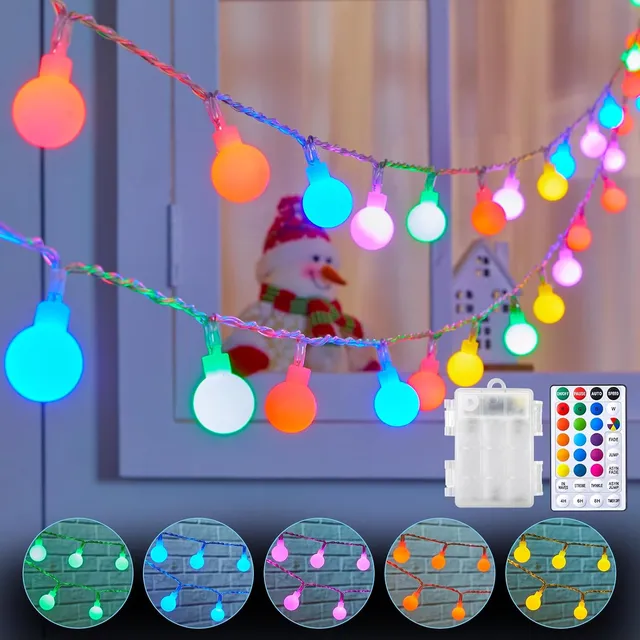 brightown-21ft-60-led-battery-operated-globe-fairy-lights-with-remote-rgb-20-col image 1