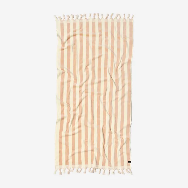 slowtide-cabana-fringe-woven-towel-clay image 1