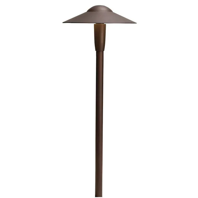 kichler-15810azt30r-led-dome-path-light-bronze-dark-finish-low-voltage-landscape image 1