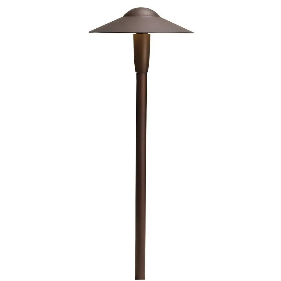 kichler-15810azt30r-led-dome-path-light-bronze-dark-finish-low-voltage-landscape image 1