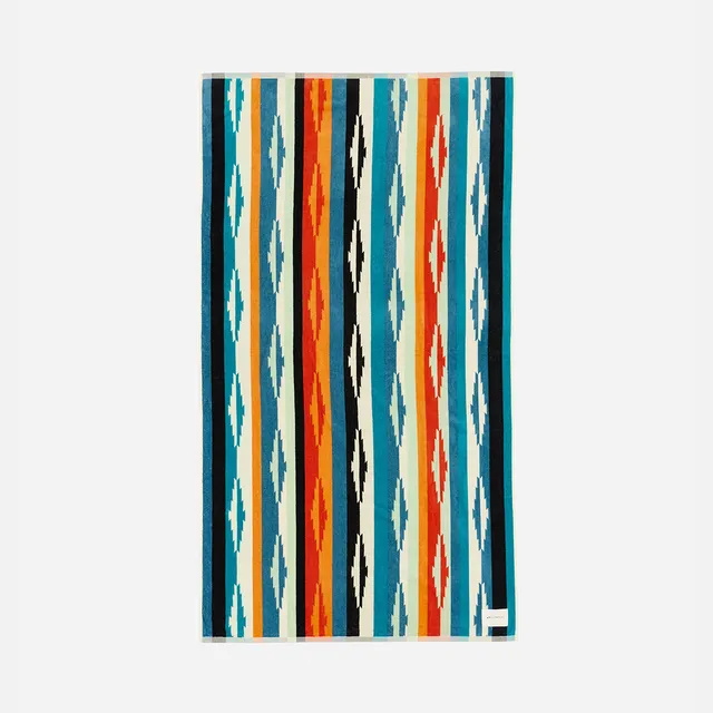 slowtide-duvall-woven-towel-oversized-geometric-beach-towel image 1
