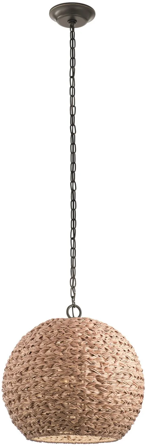 kichler-palisades-49809oznw-one-light-outdoor-pendant-olde-bronze-finish-16-5-he image 1