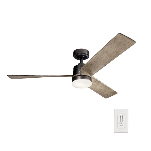 kichler-spyn-52-ceiling-fan-with-led-light-anvil-iron image 1
