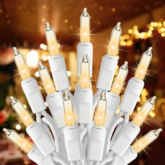brightown-20ft-100-led-plug-in-clear-mini-incandescent-string-lights-for-christm image 1