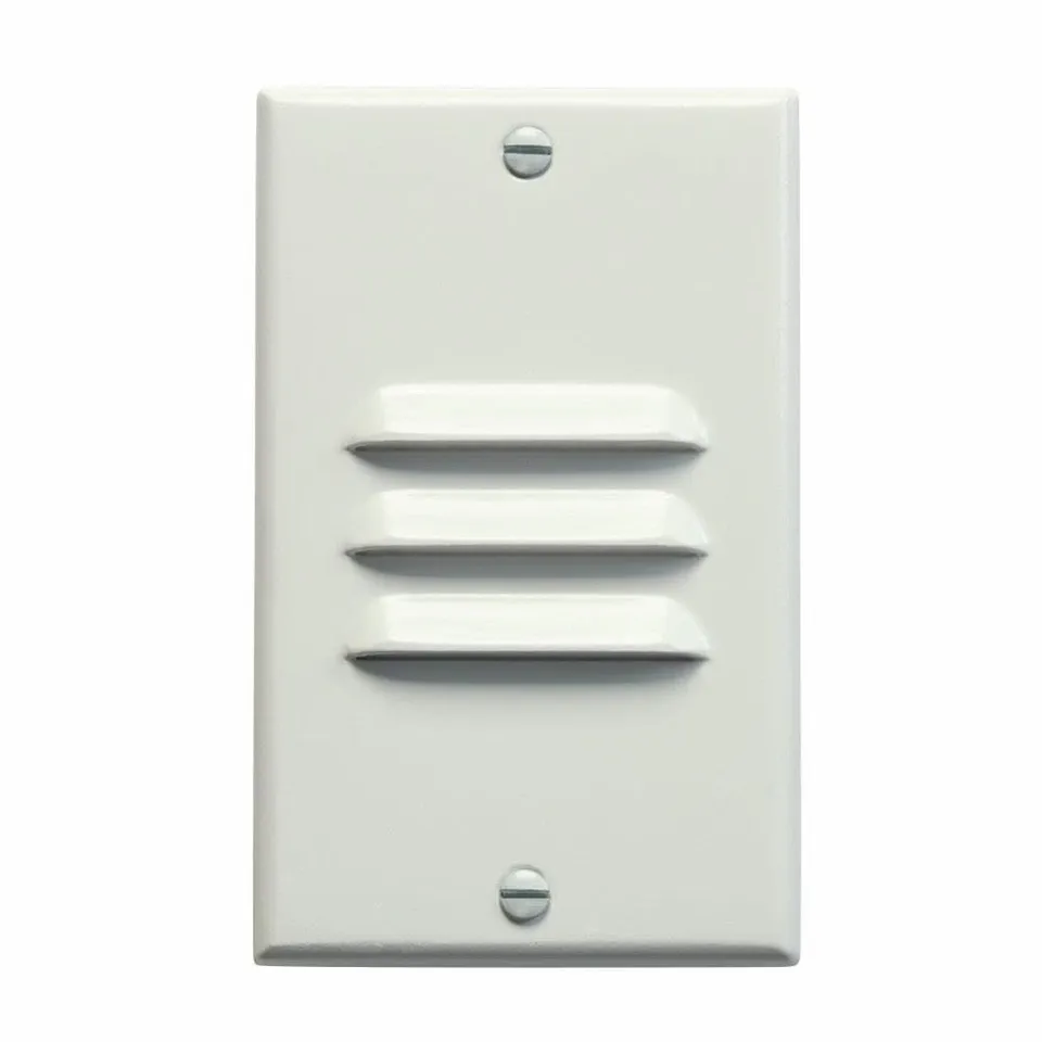 kichler-12606wh-vertical-louver-led-step-light-white image 1