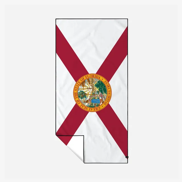slowtide-florida-flag-performance-quick-dry-travel-towel-lightweight-packable-sa image 1