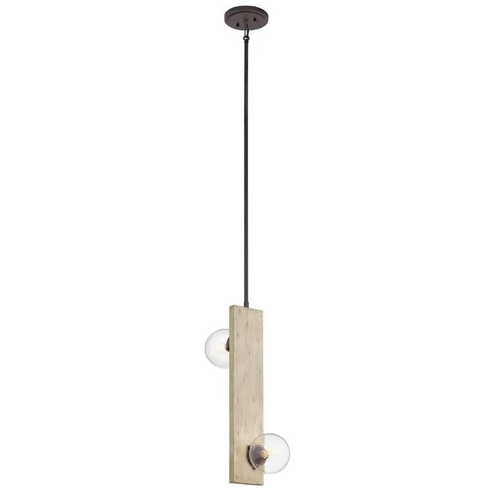 kichler-44297www-marquee-two-light-pendant-white-washed-wood-bronze-finish-11-5- image 1