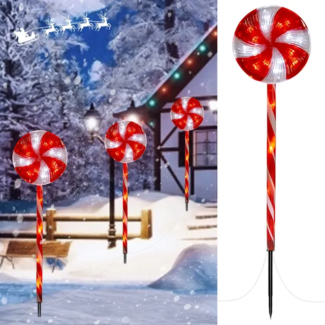 brightown-christmas-led-pathway-string-lights-lollipop-3-pack-8-lighting-modes-p image 1