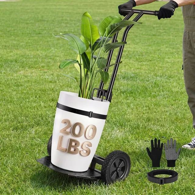 brightown-200-lbs-capacity-plant-caddy-with-wheels-heavy-duty-grabbing-arm-adjus image 1
