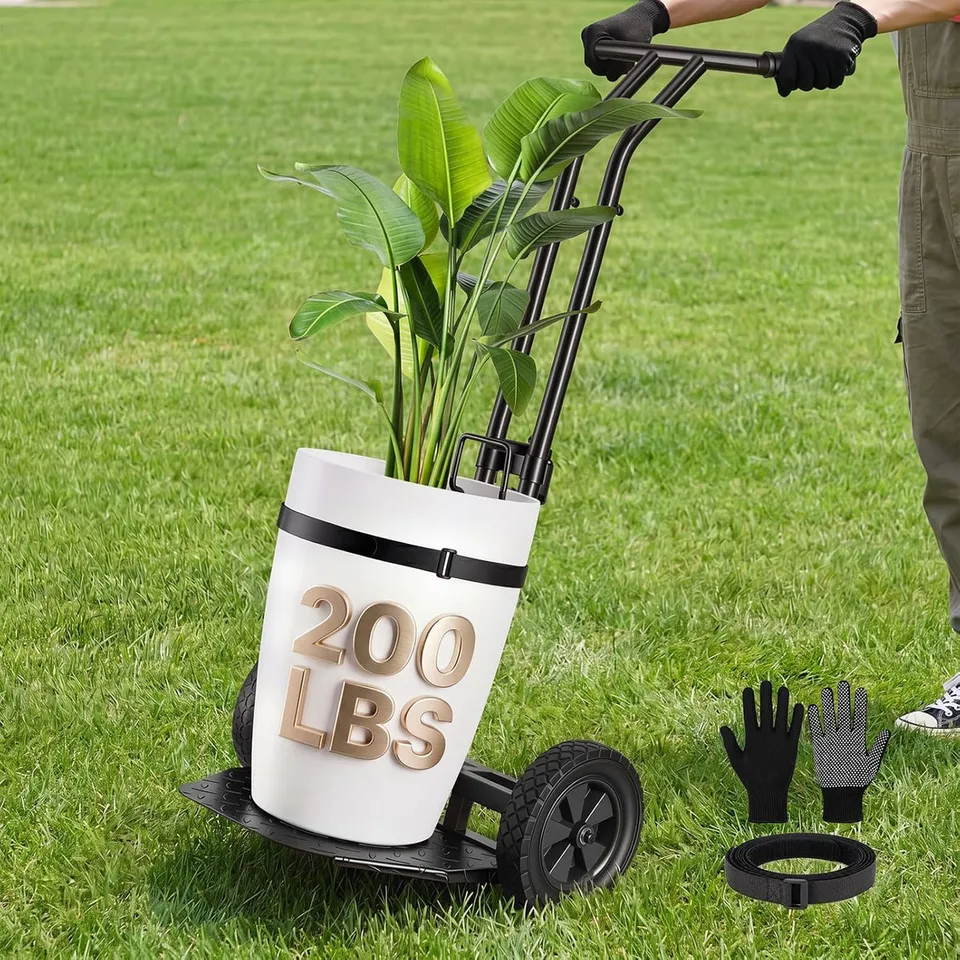 brightown-200-lbs-capacity-plant-caddy-with-wheels-heavy-duty-grabbing-arm-adjus image 1