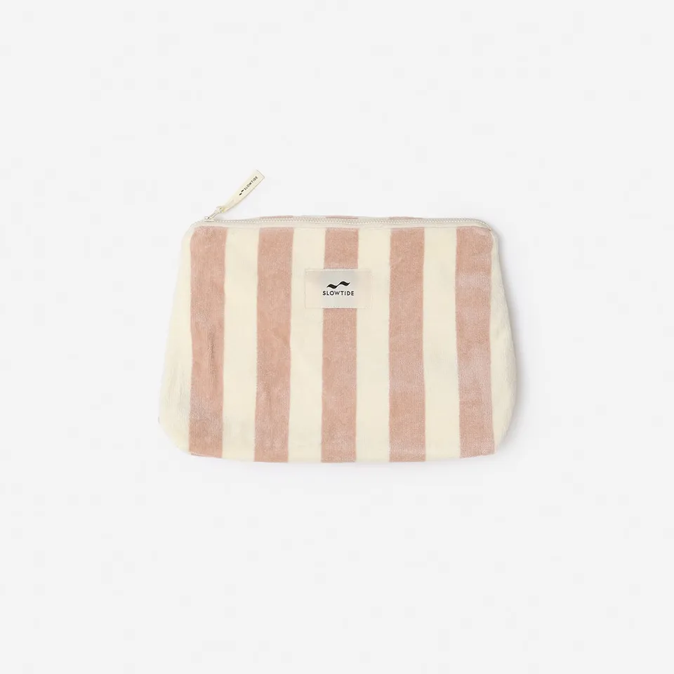 slowtide-cabana-terry-pouch-clay image 1