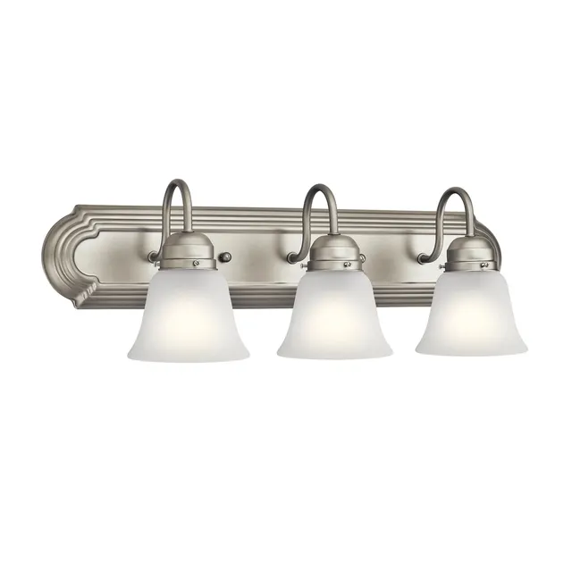 kichler-5337nis-3-light-bathroom-vanity-light-brushed-nickel-clear-satin-etched- image 1