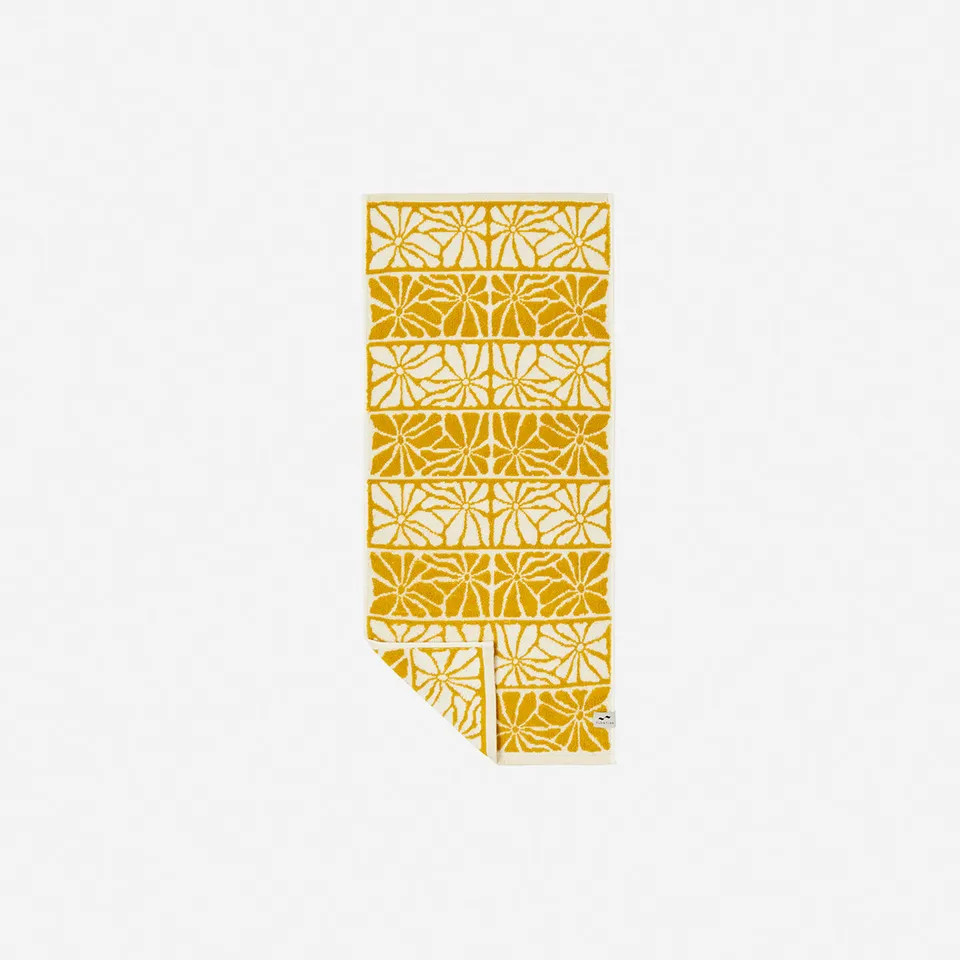 slowtide-ciao-zen-hand-towel-mustard-by-monica-bond image 1