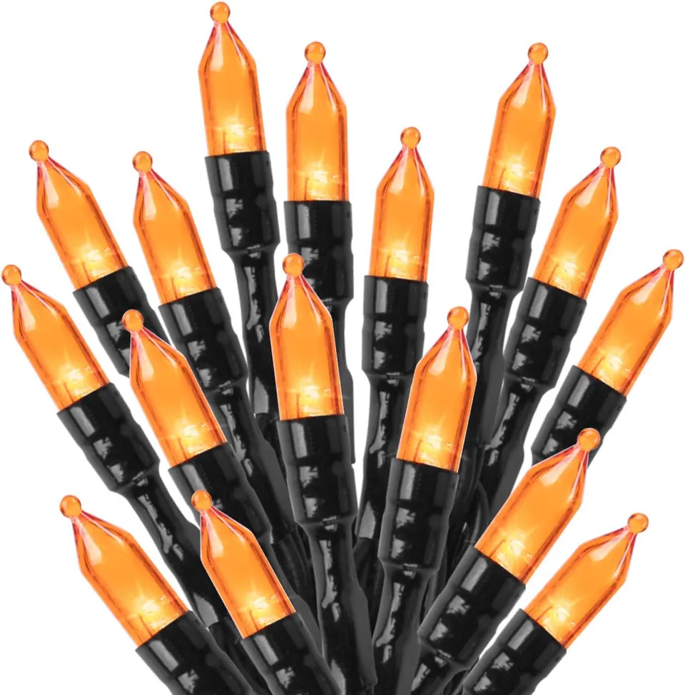 brightown-2-pack-39ft-plug-in-100-led-mini-orange-string-lights-with-8-modes-for image 1