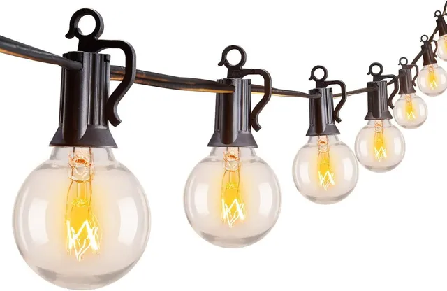 brightown-55ft-plug-in-g40-led-string-lights-with-50-edison-bulbs-warm-white-dim image 1