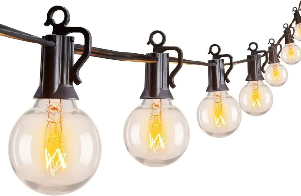 brightown-55ft-plug-in-g40-led-string-lights-with-50-edison-bulbs-warm-white-dim image 1