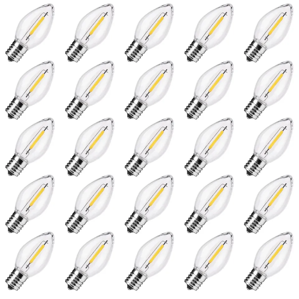 brightown-c7-christmas-lights-led-replacement-bulbs-e12-base-1w-10-000-hour-life image 1