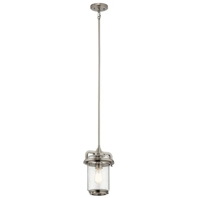 kichler-lighting-44210clp-andover-collection-one-light-mini-pendant-classic-pewt image 1