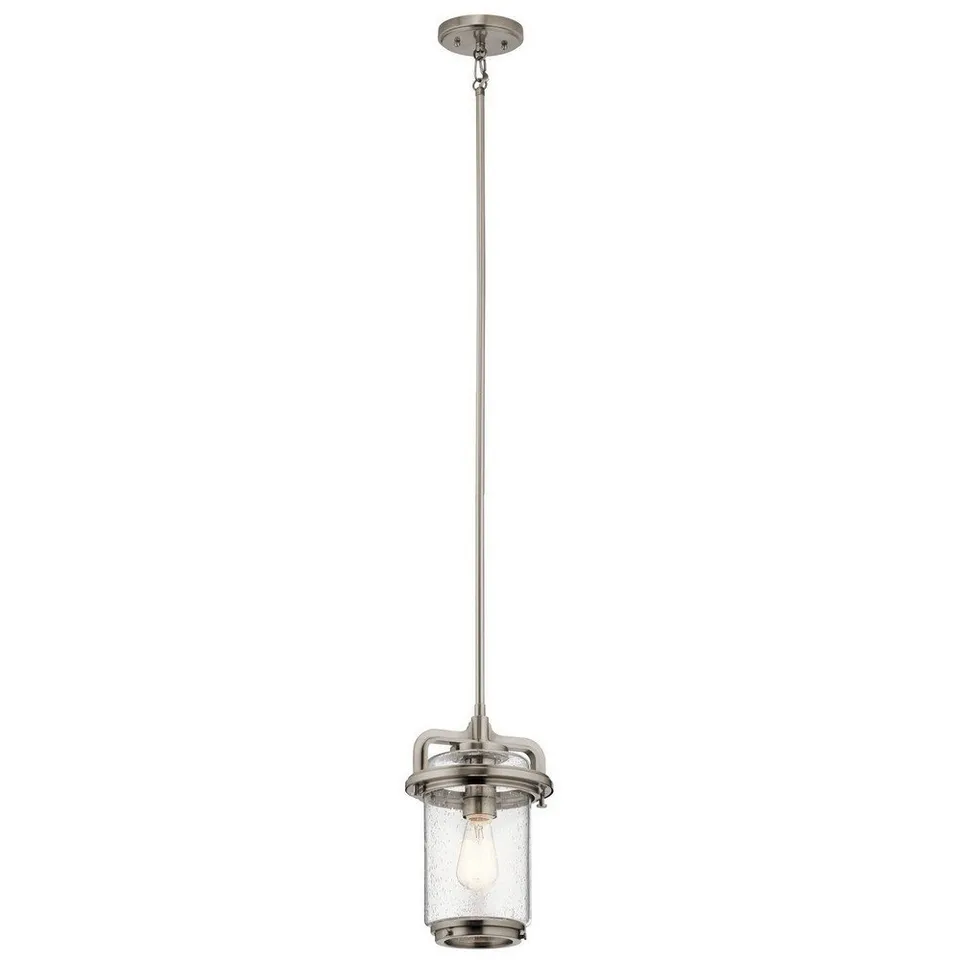 kichler-lighting-44210clp-andover-collection-one-light-mini-pendant-classic-pewt image 1