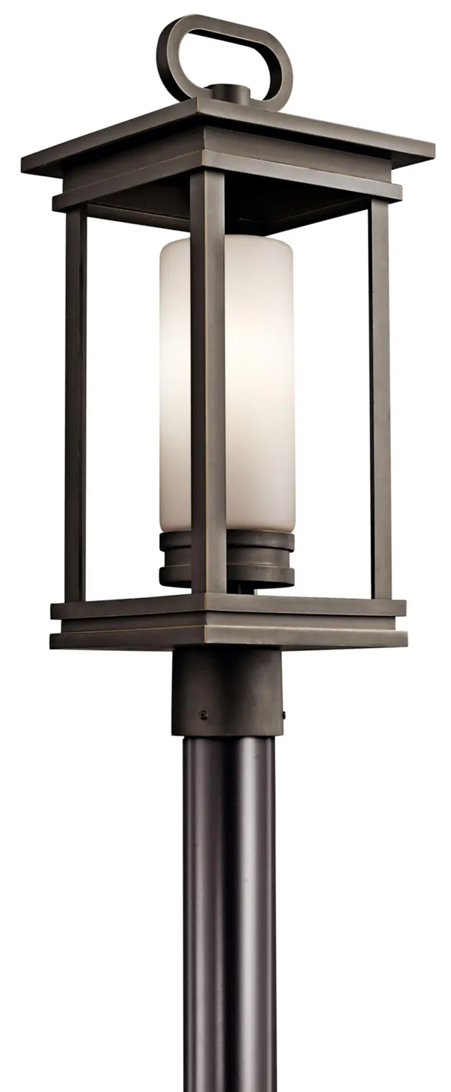 kichler-south-hope-outdoor-post-light-rubbed-bronze image 1