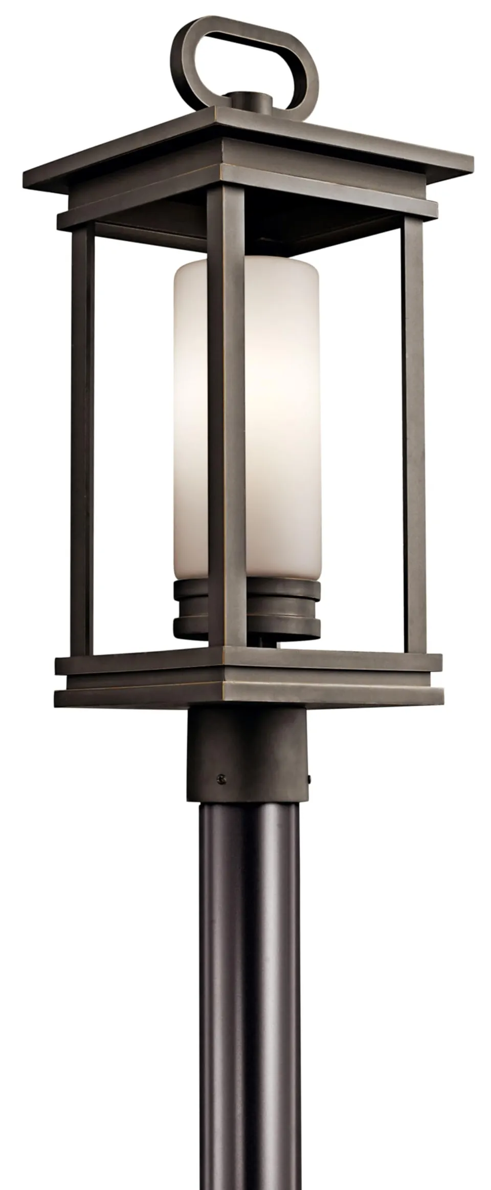 kichler-south-hope-outdoor-post-light-rubbed-bronze image 1