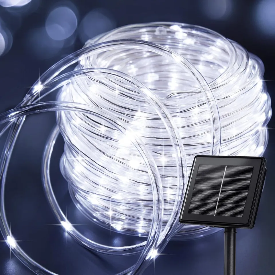 brightown-39ft-solar-rope-lights-100-led-outdoor-solar-string-lights image 1