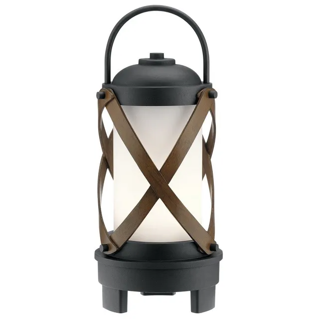 kichler-berryhill-nautical-led-lantern-with-bluetooth-speaker-textured-black image 1