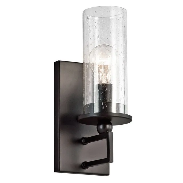 kichler-kayde-42126oz-1-light-wall-sconce-olde-bronze-finish image 1