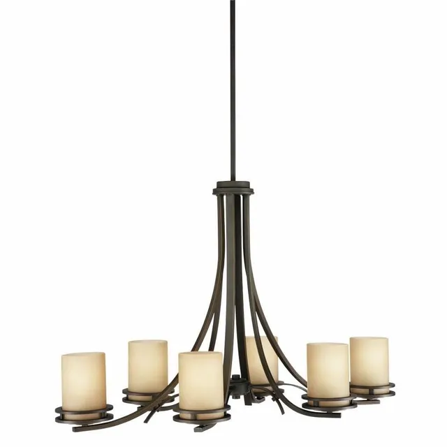 kichler-hendrik-6-light-oval-chandelier-olde-bronze image 1