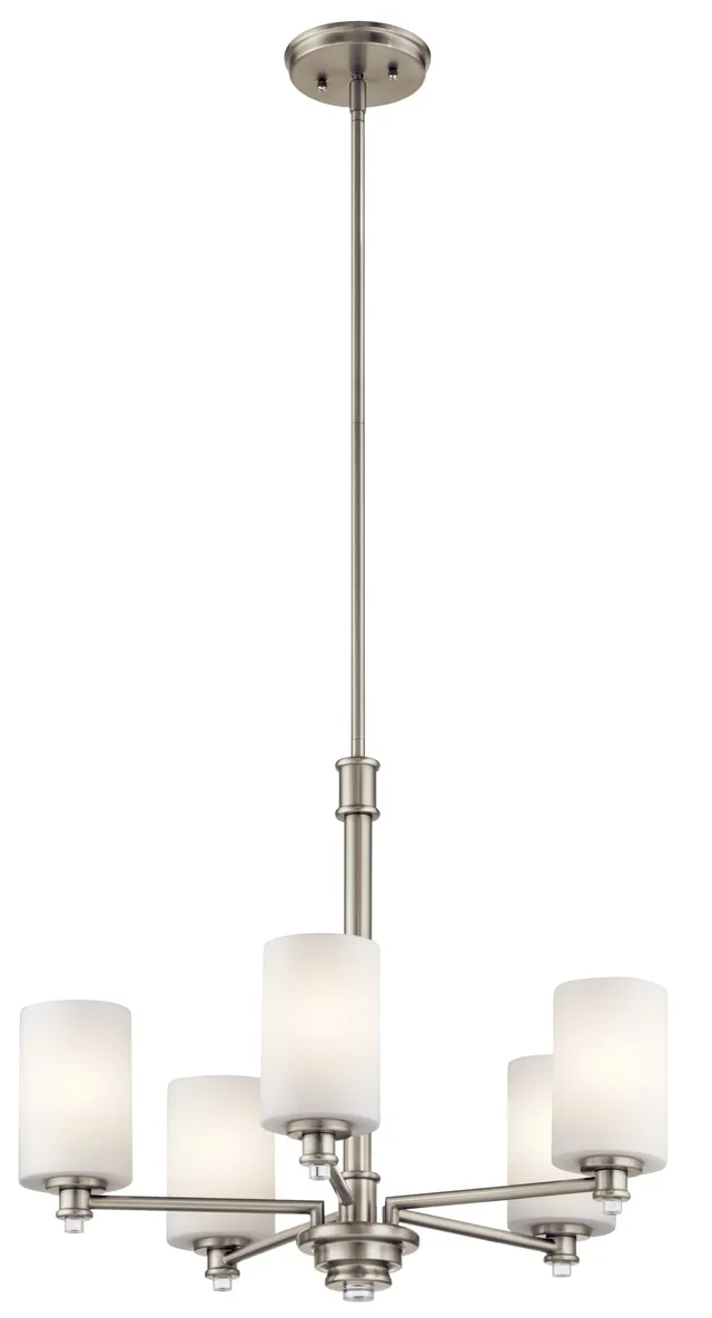 kichler-joelson-43923ni-5-light-chandelier-brushed-nickel image 1