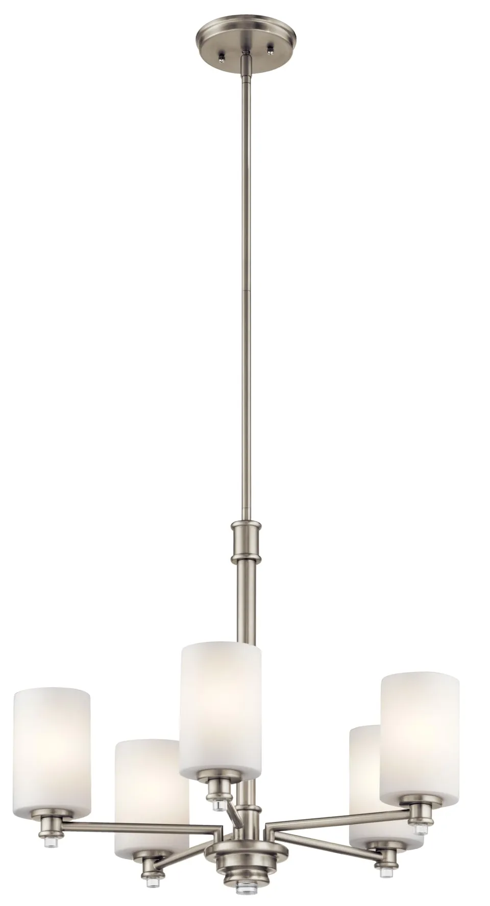 kichler-joelson-43923ni-5-light-chandelier-brushed-nickel image 1