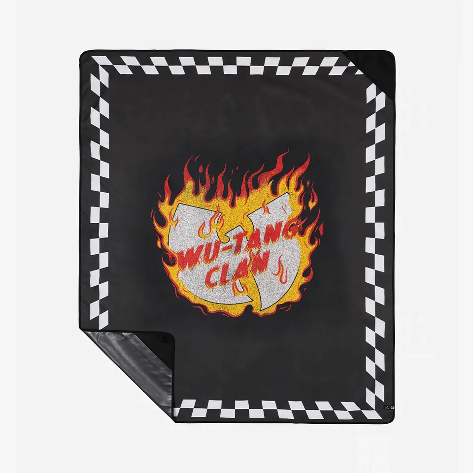 slowtide-blocks-on-fire-lightweight-picnic-blanket-wu-tang-clan-x-slowtide image 1