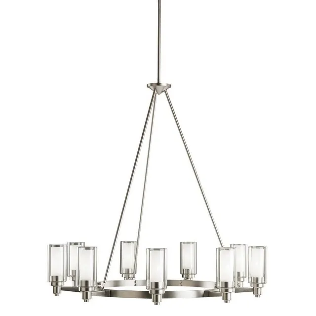 kichler-circolo-9-light-round-chandelier-brushed-nickel-36-wide image 1