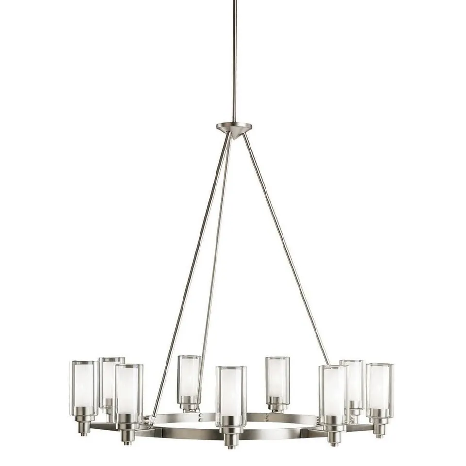 kichler-circolo-9-light-round-chandelier-brushed-nickel-36-wide image 1