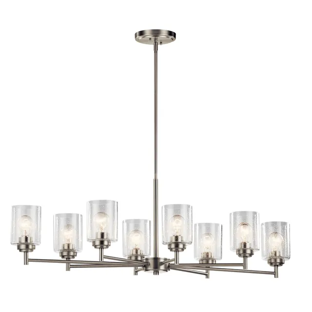 kichler-winslow-44035ni-8-light-oval-chandelier-brushed-nickel image 1