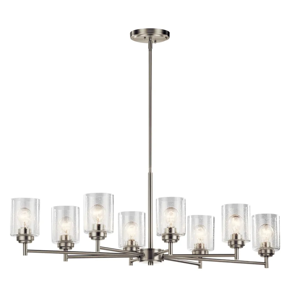 kichler-winslow-44035ni-8-light-oval-chandelier-brushed-nickel image 1