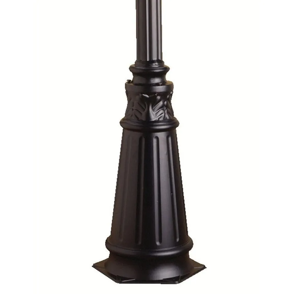 kichler-9510bk-aluminum-outdoor-post-light-support-black-72-inch image 1