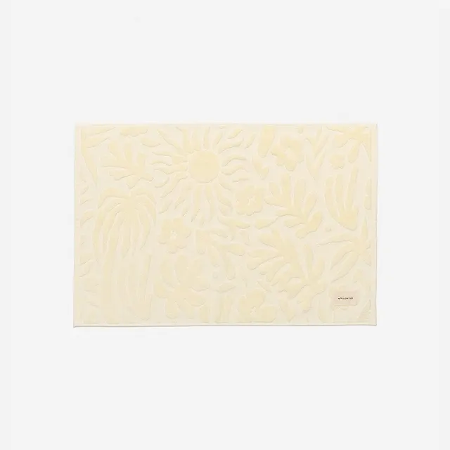 slowtide-sunny-sculpted-bath-mat-cream image 1