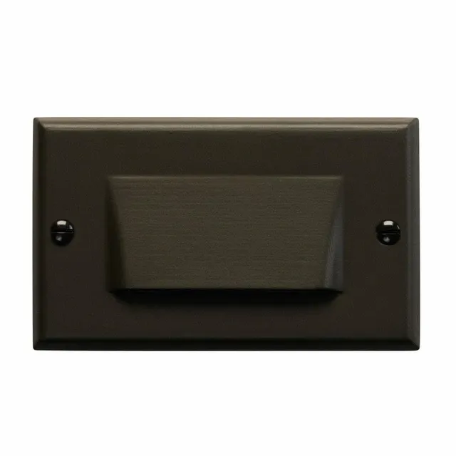 kichler-12602az-step-and-hall-120v-led-step-light-architectural-bronze-shielded image 1