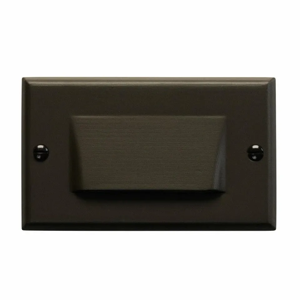 kichler-12602az-step-and-hall-120v-led-step-light-architectural-bronze-shielded image 1