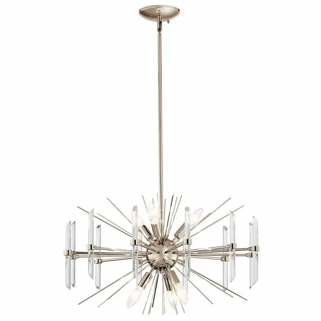 kichler-eris-6-light-chandelier-polished-nickel-44275pn image 1