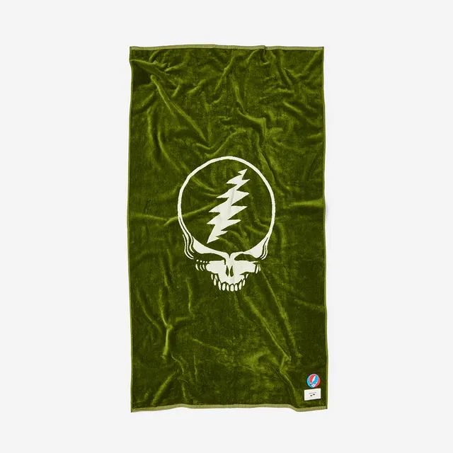 slowtide-grateful-shred-woven-towel-avo-grateful-dead-x-slowtide image 1