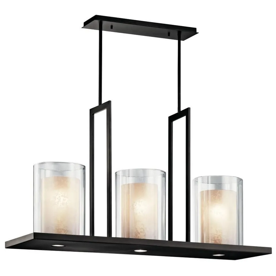 kichler-triad-40-6-light-linear-chandelier-with-uplights-and-downlights-clear-gl image 1
