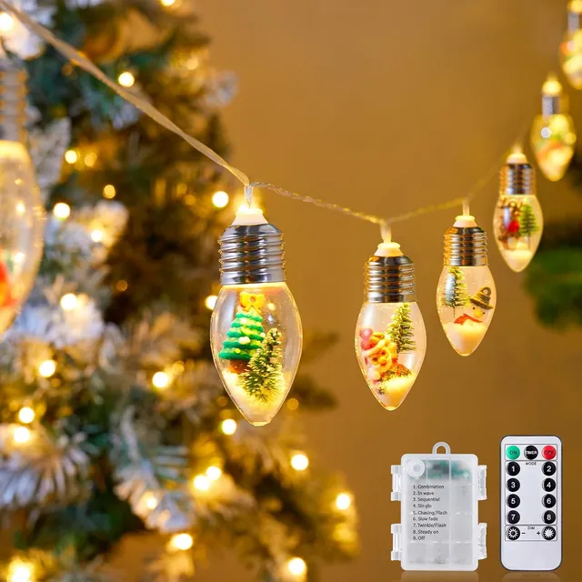 brightown-7-5ft-battery-operated-10-c9-christmas-snow-globe-string-lights image 1