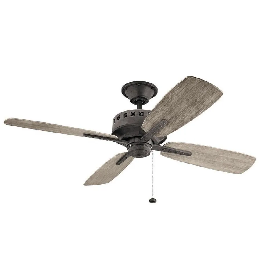 kichler-eads-52-patio-ceiling-fan-weathered-zinc-with-weathered-medium-oak-blade image 1