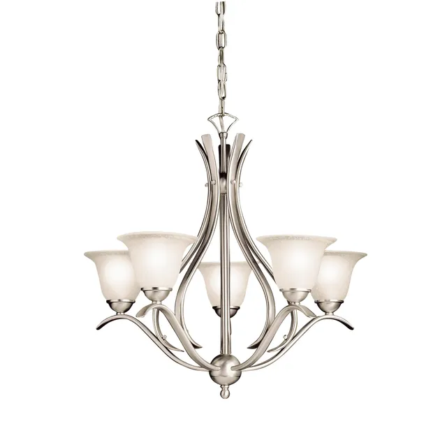 kichler-dover-2020ni-5-light-chandelier-brushed-nickel-24-x-23-with-etched-seede image 1