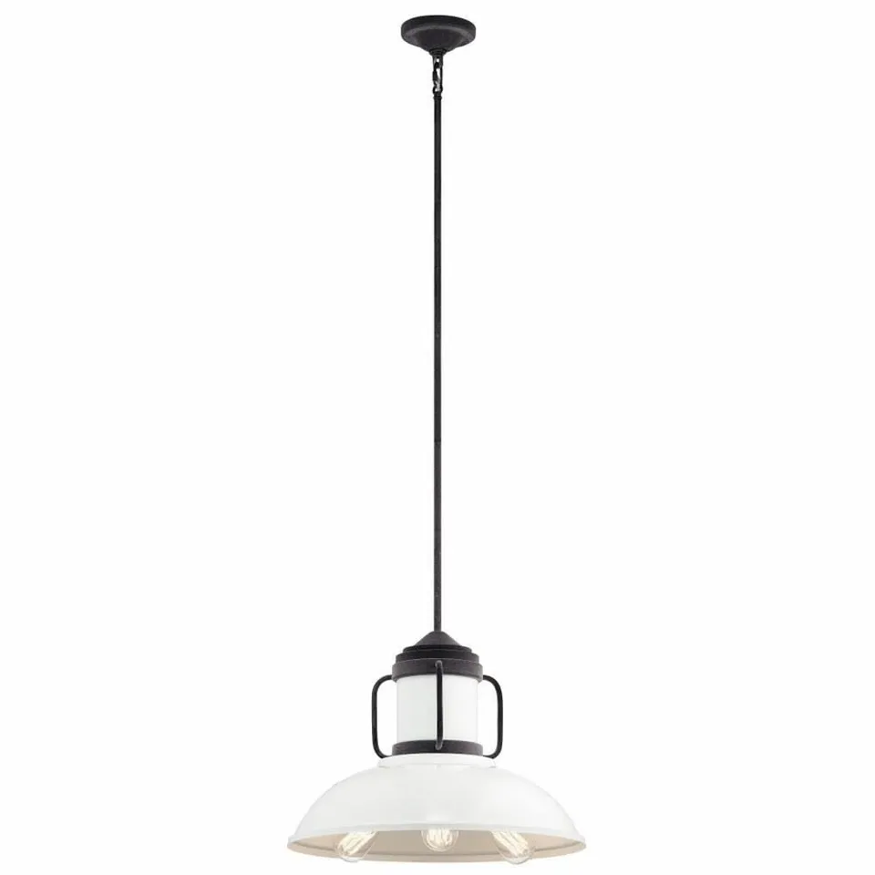 kichler-jenson-44303wzc-3-light-pendant-weathered-zinc-vintage-schoolhouse-style image 1
