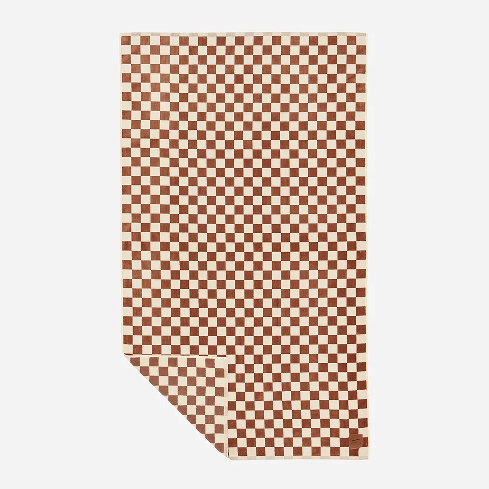 slowtide-sundown-oversized-woven-towel-fawn image 1